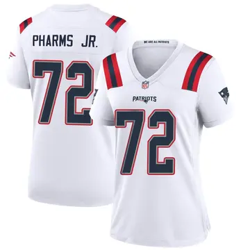 Nike Jeremiah Pharms Jr. Women's Game New England Patriots White Jersey