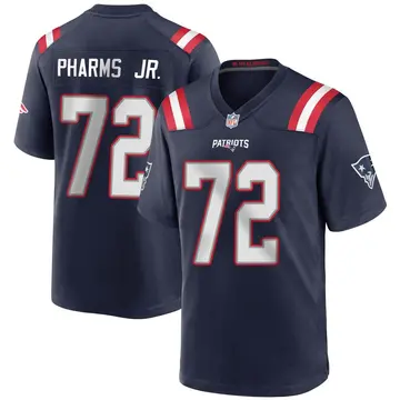 Nike Jeremiah Pharms Jr. Youth Game New England Patriots Navy Blue Team Color Jersey