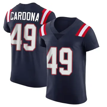 Nike Joe Cardona Men's Elite New England Patriots Navy Team Color Vapor Untouchable Jersey