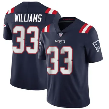 Nike Joejuan Williams Men's Limited New England Patriots Navy Team Color Vapor Untouchable Jersey