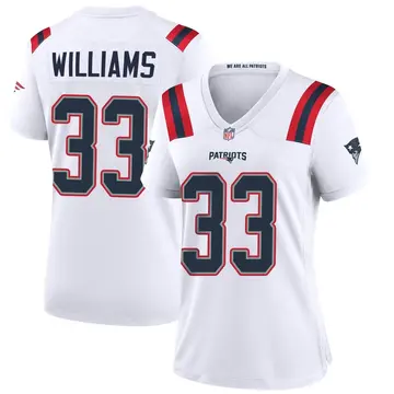 Nike Joejuan Williams Women's Game New England Patriots White Jersey