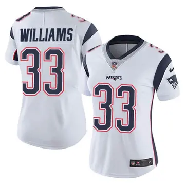 Nike Joejuan Williams Women's Limited New England Patriots White Vapor Untouchable Jersey