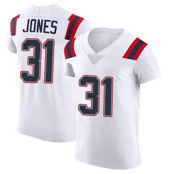 Nike Jonathan Jones Men's Elite New England Patriots White Vapor Untouchable Jersey