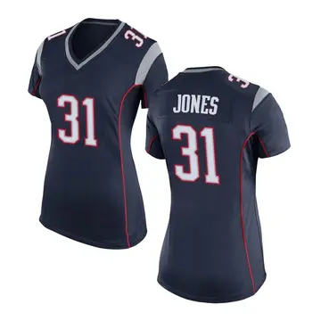 Nike Jonathan Jones Women's Game New England Patriots Navy Blue Team Color Jersey
