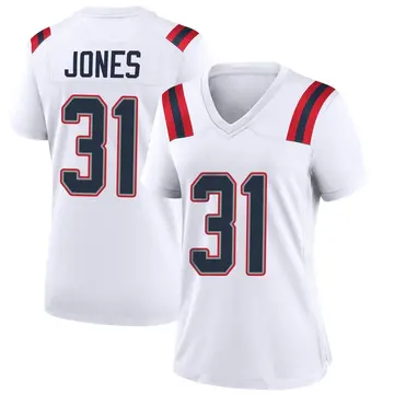 Nike Jonathan Jones Women's Game New England Patriots White Jersey