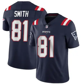 Nike Jonnu Smith Youth Limited New England Patriots Navy Team Color Vapor Untouchable Jersey