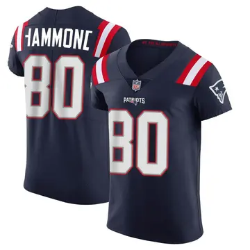 Nike Josh Hammond Men's Elite New England Patriots Navy Team Color Vapor Untouchable Jersey