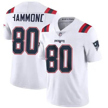Nike Josh Hammond Men's Limited New England Patriots White Vapor Untouchable Jersey