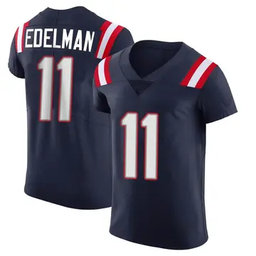 Nike Julian Edelman Men's Elite New England Patriots Navy Team Color Vapor Untouchable Jersey