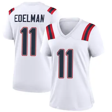Nike Julian Edelman Women's Game New England Patriots White Jersey