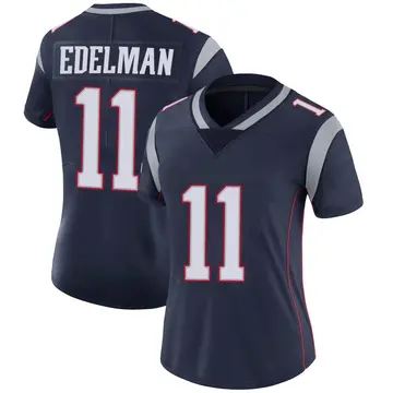 Nike Julian Edelman Women's Limited New England Patriots Navy Team Color Vapor Untouchable Jersey