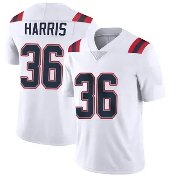 Nike Kevin Harris Men's Limited New England Patriots White Vapor Untouchable Jersey