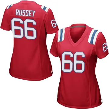 Nike Kody Russey Women's Game New England Patriots Red Alternate Jersey
