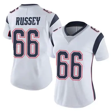 Nike Kody Russey Women's Limited New England Patriots White Vapor Untouchable Jersey