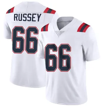 Nike Kody Russey Youth Limited New England Patriots White Vapor Untouchable Jersey