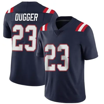 Nike Kyle Dugger Men's Limited New England Patriots Navy Team Color Vapor Untouchable Jersey