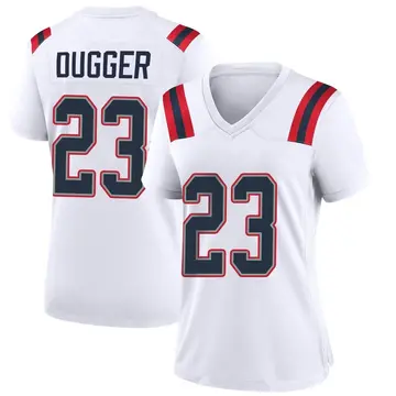 Nike Kyle Dugger Women's Game New England Patriots White Jersey