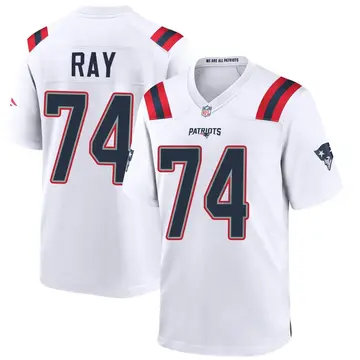 Nike LaBryan Ray Men's Game New England Patriots White Jersey