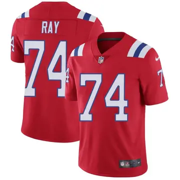 Nike LaBryan Ray Men's Limited New England Patriots Red Vapor Untouchable Alternate Jersey