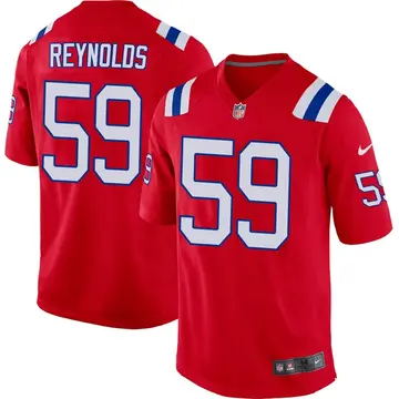 Nike LaRoy Reynolds Men's Game New England Patriots Red Alternate Jersey