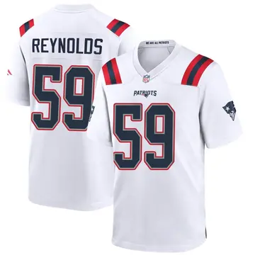 Nike LaRoy Reynolds Men's Game New England Patriots White Jersey