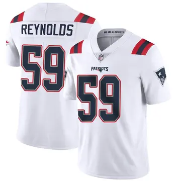 Nike LaRoy Reynolds Men's Limited New England Patriots White Vapor Untouchable Jersey