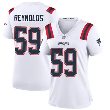 Nike LaRoy Reynolds Women's Game New England Patriots White Jersey