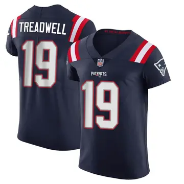 Nike Laquon Treadwell Men's Elite New England Patriots Navy Team Color Vapor Untouchable Jersey