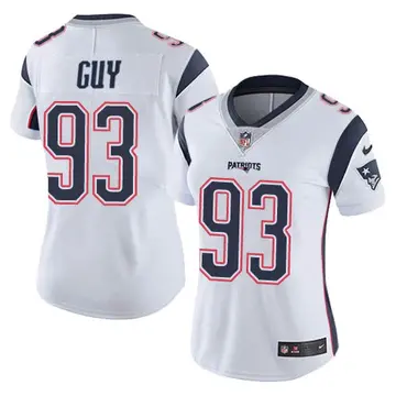 Nike Lawrence Guy Women's Limited New England Patriots White Vapor Untouchable Jersey