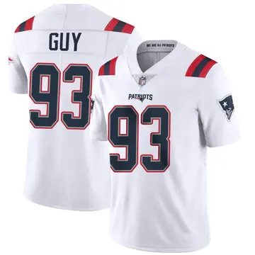 Nike Lawrence Guy Youth Limited New England Patriots White Vapor Untouchable Jersey