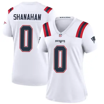 Nike Liam Shanahan Women's Game New England Patriots White Jersey