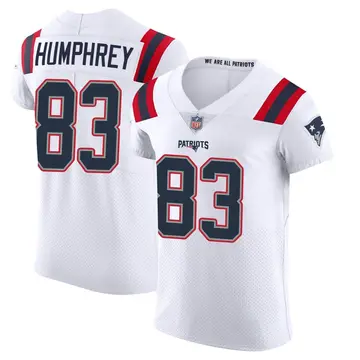 Nike Lil'Jordan Humphrey Men's Elite New England Patriots White Vapor Untouchable Jersey