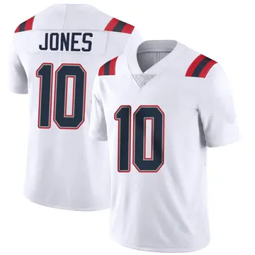 Nike Mac Jones Men's Limited New England Patriots White Vapor Untouchable Jersey