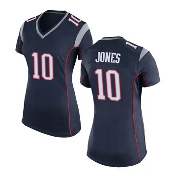 Nike Mac Jones Women's Game New England Patriots Navy Blue Team Color Jersey
