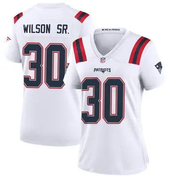 Nike Mack Wilson Sr. Women's Game New England Patriots White Jersey