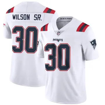 Nike Mack Wilson Sr. Youth Limited New England Patriots White Vapor Untouchable Jersey
