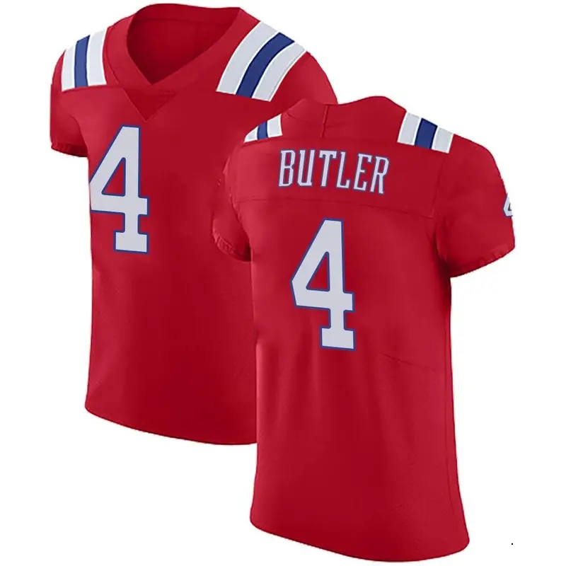 Nike Malcolm Butler Men's Elite New England Patriots Red Vapor Untouchable Alternate Jersey