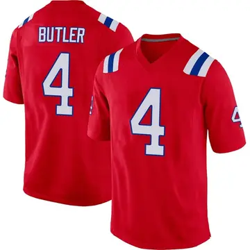 Nike Malcolm Butler Men's Game New England Patriots Red Alternate Jersey