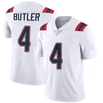 Nike Malcolm Butler Men's Limited New England Patriots White Vapor Untouchable Jersey