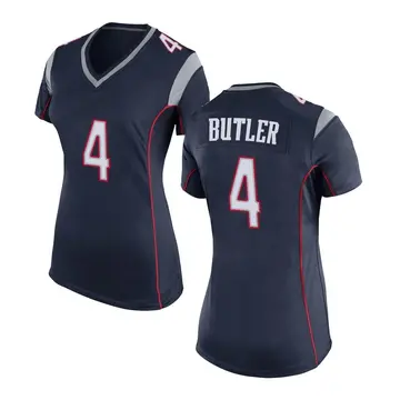 Nike Malcolm Butler Women's Game New England Patriots Navy Blue Team Color Jersey