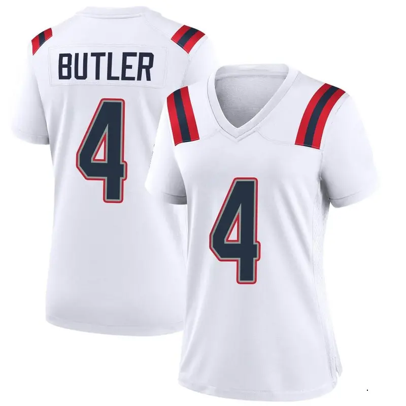 Nike Malcolm Butler Women's Game New England Patriots White Jersey