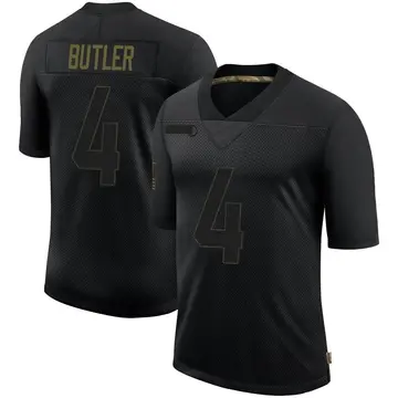 Nike Malcolm Butler Youth Limited New England Patriots Black 2020 Salute To Service Jersey
