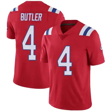 Nike Malcolm Butler Youth Limited New England Patriots Red Vapor Untouchable Alternate Jersey