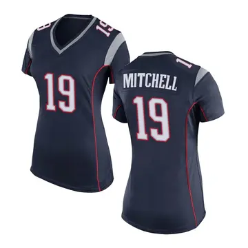 Nike Malcolm Mitchell Women's Game New England Patriots Navy Blue Team Color Jersey