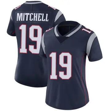 Nike Malcolm Mitchell Women's Limited New England Patriots Navy Team Color Vapor Untouchable Jersey
