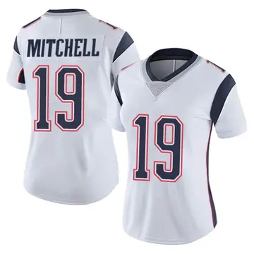 Nike Malcolm Mitchell Women's Limited New England Patriots White Vapor Untouchable Jersey