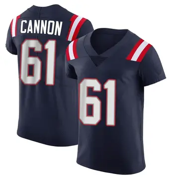 Nike Marcus Cannon Men's Elite New England Patriots Navy Team Color Vapor Untouchable Jersey