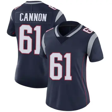 Nike Marcus Cannon Women's Limited New England Patriots Navy Team Color Vapor Untouchable Jersey