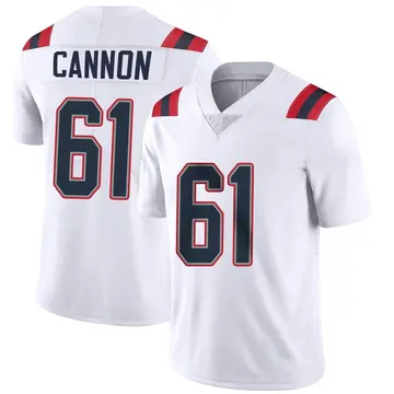 Nike Marcus Cannon Youth Limited New England Patriots White Vapor Untouchable Jersey