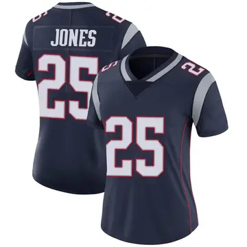 Nike Marcus Jones Women's Limited New England Patriots Navy Team Color Vapor Untouchable Jersey